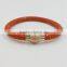 2016 Fashion Jewelry Luxury Python man magnetic genuine stingray leather Bracelet