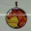 Round decorative with rope ceramic trivets