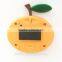 New Style Custom Tomato Orange Fruit Set Electronic Countdown & Count up Fruit Kitchen Refrigerator Timer with Magnet Stick