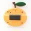 New Style Custom Tomato Orange Fruit Set Electronic Countdown & Count up Fruit Kitchen Refrigerator Timer with Magnet Stick