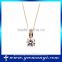Most popular products gold plated jewellery zircon pendant necklace cheap sale P0011