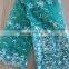 Colorful polyester embroidery fabric border embroidery lace fabric