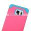 2 in 1 TPU+PC hard silicon cover for Samsung note 5 rubber colorful case for Note 5
