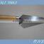 Carbon steel bricklaying trowel / wood hand with rivet