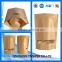 Factory price pine nut standing pouch plastic bags kraft paper bag with window Plastic food packaging bag