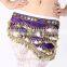 5 Layers Golden Coins chiffon belly dance waist hip belt