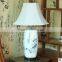 Hand made flower Chinese style vase table lamps for living room
