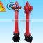 2 ways fire hydrant with valves
