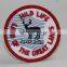 Custom Colorful Sew-on Woven Patches for Jackets/sweater/sportswear