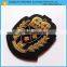 Sew-on handmade lace badge/wholesale embroidery eagle emblems for military uniform