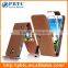Set Screen Protector Stylus And Case For Samsung Galaxy S4 I9500 , Brown Leather Wallet Case Mobile Accessories