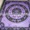 lizards printed round mandala tapestry