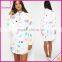 New Fashion All Over Print Long Sleeve Chiffon Blouse Woman New Fashion Long Chiffon Blouse 2016
