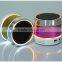 Colorful LED light mini bluetooth speaker with FM radio, aux line ine, usb slot and custom logo service