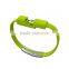 2015 new innovative product trendy fashion writband bracelet design fast speed data sync charge cable for android system phones