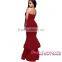 indian school girl sexy photo Burgundy Strapless Padded Ponte Gown