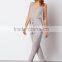 sleeveless v neck long adult bodycon jumpsuits 2016 sexy