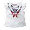 Wholesale 100% Cotton Fashion Design Cap Sleeve Baby Shirts