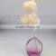 Pure fragrance oil diffuser shaped clear glass jar reed diffuser