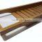 100% Bamboo Bathtub Caddy, Bath Tub Caddy Tray And Toiletries Stand Rack