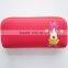 waterproof Neoprene clear plastic pencil case pencil holder pencil bag