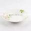 8 inch white body ceramic soup plate,porcelain deep dish dinner plate