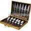 GOLD plated stainless steel cutlery with flower Pattern                        
                                                Quality Choice