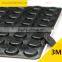 12*2.5mm Cylinder Self Adhesive Transparent Anti Slip Bumpers Silicone Rubber Feet Pads High Sticky Shock Absorber