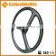CBK T700 Lightweight Carbon Fiber 700C Road Track 3 Spoke Bicycle Wheel