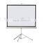 70"x70" 1:1 portable tripod projection screen, projector screen with round tripod