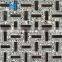 colorful square shape stainless mosaic,mosaic glass,crystal glass mosaic tile
