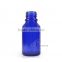 15ml blue tamper evident bottle, empty glass bottle wholesale