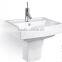 porcelain bathroom pedestal wash basin