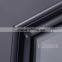 Rogenilan 45# customized grey color french big aluminum arched window frame design