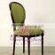 louis style white wood wedding chairs