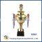 Hot Sale Top Metal Base Three Sizes Sports Football Basketball Gold Metal Awards 3008ABC Metal Souvenir Trophies Trophy Cup