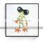Cute Animal Frog Handpainted Painting /cartoon Canvas Oil Paintings