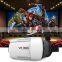 Customized brand Plastic VR headset VR Box with headstrap 3d Glasses
