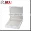White high quality wooden jewelry box with lock