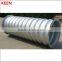 Nested riveted corrugated steel pipes, zinc plate arch tunnel metal culverts