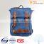 Multi-purpose canvas backpacks with custom logo for man