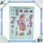 Custom high quality 3d embossed anatomical chart