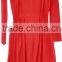 V neck Maternity dress with long sleeves