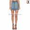 2015 back zipper design hem worn vintage denim skirts JXH389