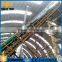 Sulfide corrugated sidewall rubber belt conveyor with guard