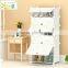Plastic folding shoe storage box