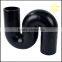 black malleable iron elbow plumbing pipe fittings