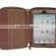 Vintage Leather 360 Degree Rotating Stand Portfolio Zip Case for iPad Mini 4