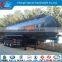 Chinese famous brand CLW 3 axle chemical semi-trailer for sale