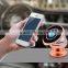 wholesale cell phone accessory aluminum magnetic car phone holder with 2 metal plate